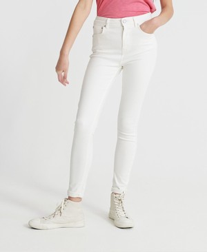 Superdry High Rise Skinny Női Farmer Fehér | CDSRO5927